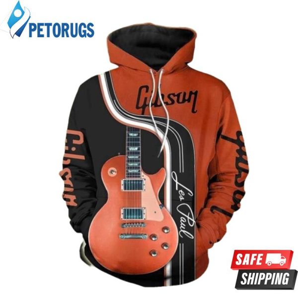 Gibson Guitar Graphic 3D Hoodie