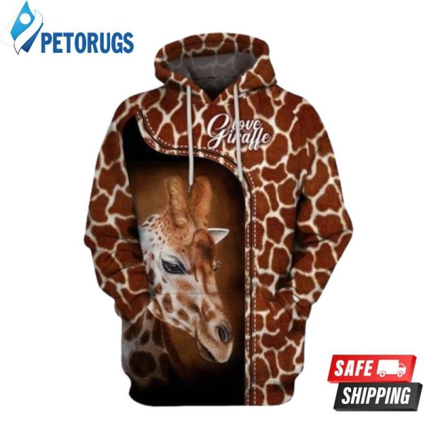 Giraffe Giraffe Giraffe 3D Hoodie