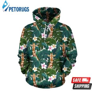 Giraffe Jungle 3D Hoodie