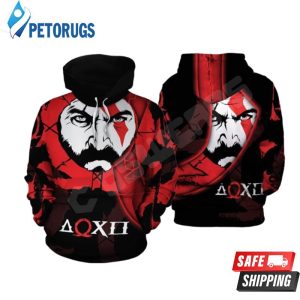 God Of War Kratos Inspired 3D Hoodie