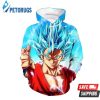 Goku Super Saiyan God Blue Power 3D Hoodie