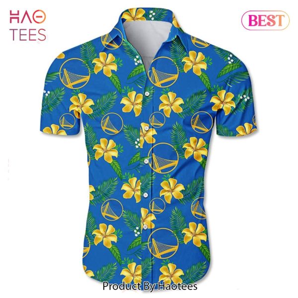 Golden State Warriors Hawaiian shirt Tropical Flower summer