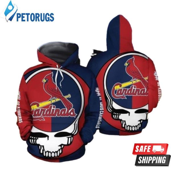 Grateful Dead Saint Louis Cardinals 3D Hoodie