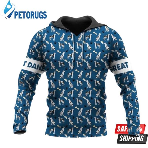 Great Dane 3D Hoodie