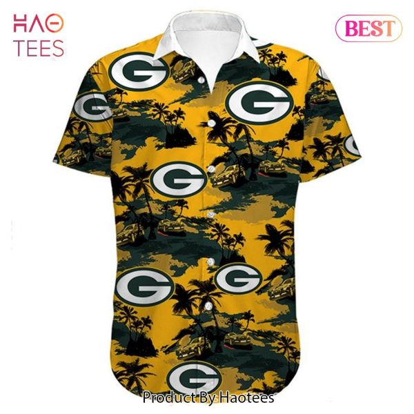 Green Bay Packers Hawaiian Shirt flower summer gift for fans