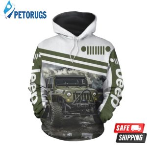 Green Jeep 3D Hoodie