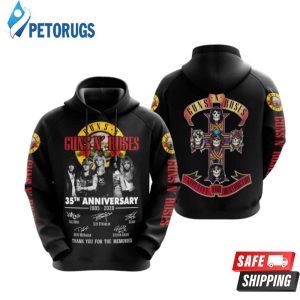 Guns N Roses And Pered Custom Guns N Roses Graphic 3D Hoodie