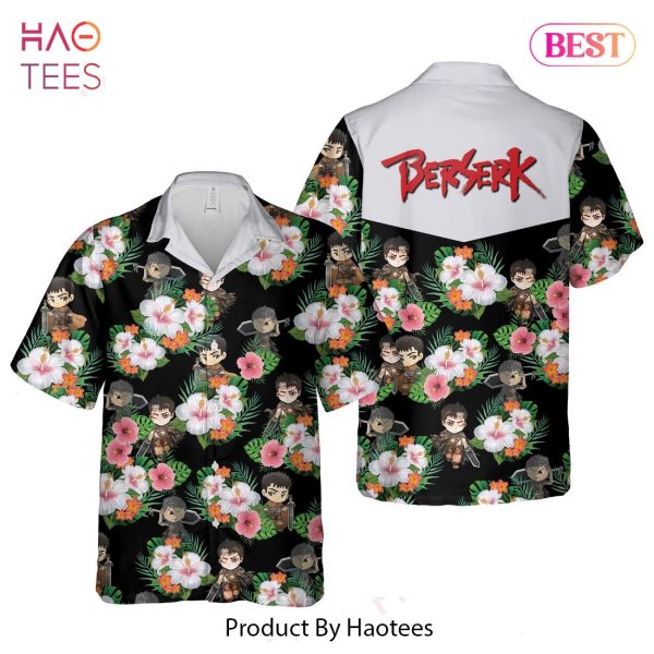 Guts Hawaiian Shirt Berserk Anime Shirt for Men Women