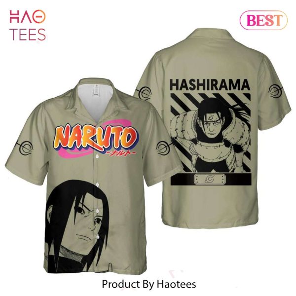 Hashirama Senju Hawaiian Shirt Naruto Anime Shirt for Men Women