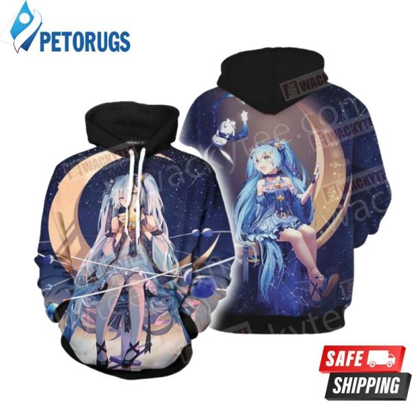 Hatsune Miku 4081 3D Hoodie