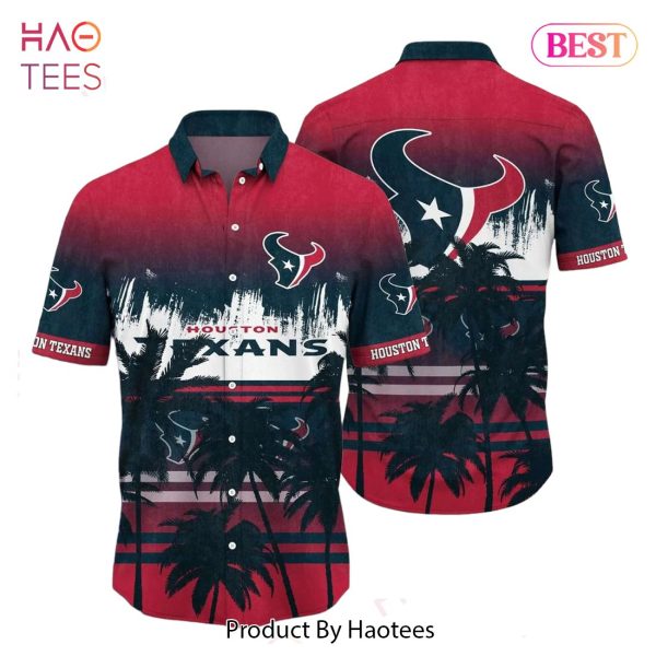 Houston Texans NFL Summer Hawaiian Shirt Tropical Pattern Graphic For Sports Enthusiast