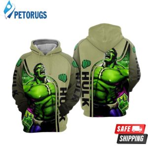 Hulk Marvel Comics Hulk Hulk 3D Hoodie