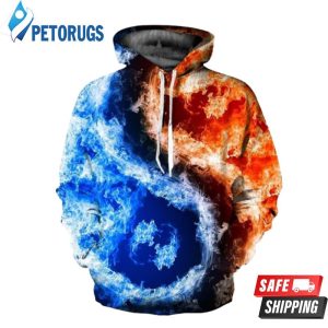 Ice And Fire 3D Hoodie