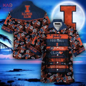 Illinois Fighting Illini Hawaiian Shirt