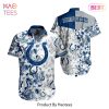 Indianapolis Colts NFL Beach Shirt Graphic Floral Pattern Print This Summer Hawaiian Shirt