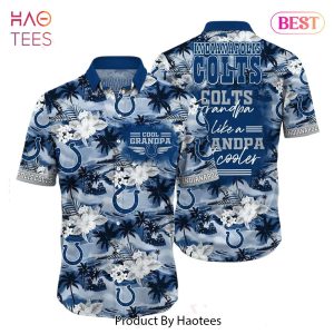 Indianapolis Colts NFL Hawaiian Shirt For Grandparent New Trending Beach Shirt