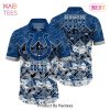 Indianapolis Colts NFL Hawaiian Shirt Graphic Tropical Pattern 3D Printed Beach Shirt Summer Gift For Fan