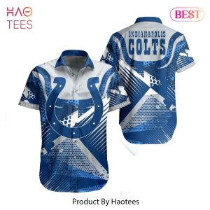 Indianapolis Colts NFL Hawaiian Shirt Summer Short Sleeve Button Down Shirt Perfect Gift For Big Fans