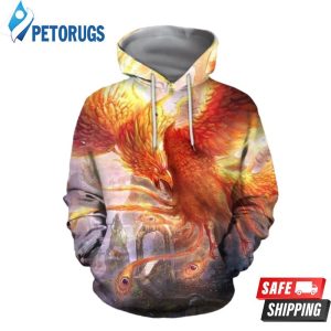 Ing Monsters Of Fire Phoenix 3D Hoodie