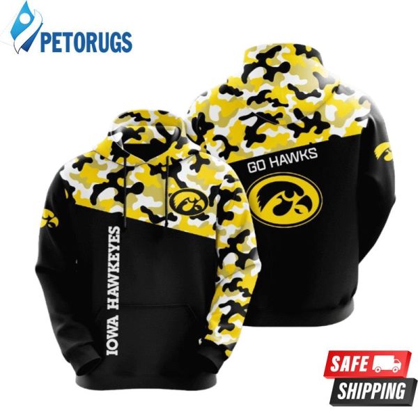 Iowa Hawkeyes 3D Hoodie