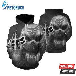 Jack Skellington Hold Fox Racing 3D Hoodie