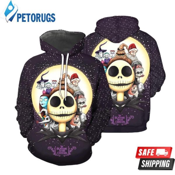 Jack Skellington The Nightmare Before Christmas 3D Hoodie