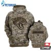 Jacksonville Jaguars Camouflage Pattern 3D Hoodie