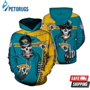 Jacksonville Jaguars Hip Hop Skull 3D Hoodie