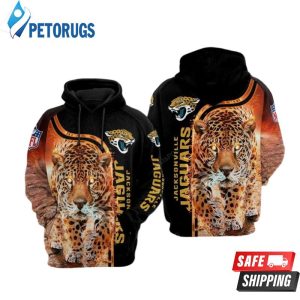 Jacksonville Jaguars Nfl Football Tiger Fire Jacksonville Jaguars Jacksonville Jaguars 3D Hoodie