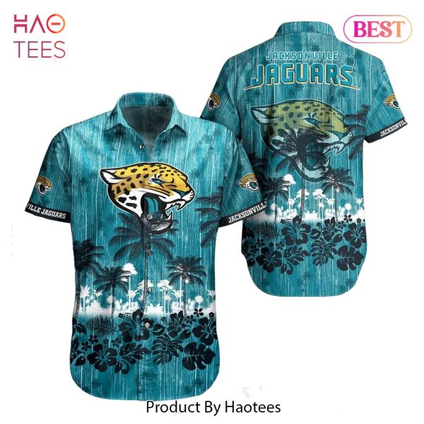 Jacksonville Jaguars Nfl Hawaii Graphic Tropical Pattern Style Summer Hawaiian Shirt