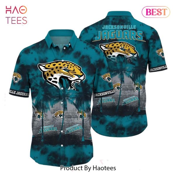 Jacksonville Jaguars Nfl Hawaiian Shirt Tropical Pattern Graphic Short Sleeve Summer Gift For Fans