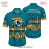 Jacksonville Jaguars Nfl Hawaiian Shirt Tropical Pattern Graphic Trends Summer Gift For Fan Nfl