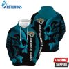 Jacksonville Jaguars Skull 3D Hoodie