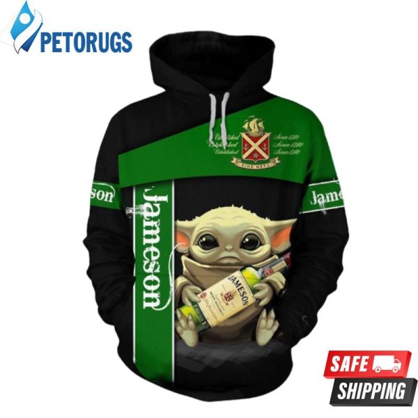 Jameson Baby Yoda 3D Hoodie