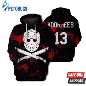 Jason Voorhees Friday The 13Th 3D Hoodie