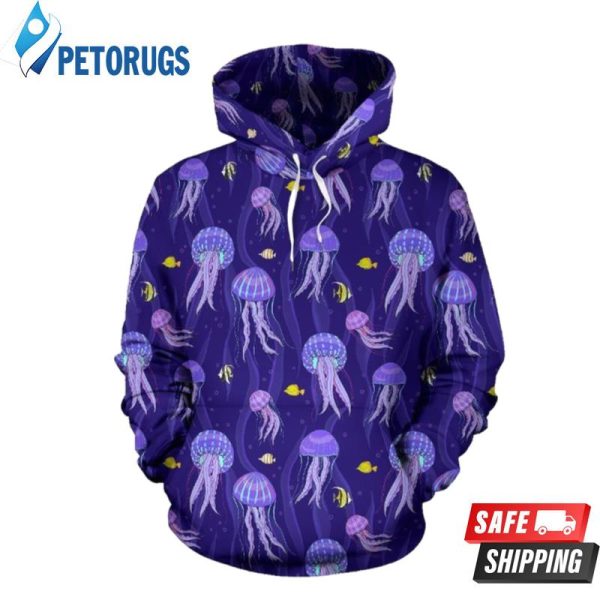 Jellyfish Style 3D Hoodie