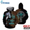 Jesus Cross And Rose 3D Hoodie