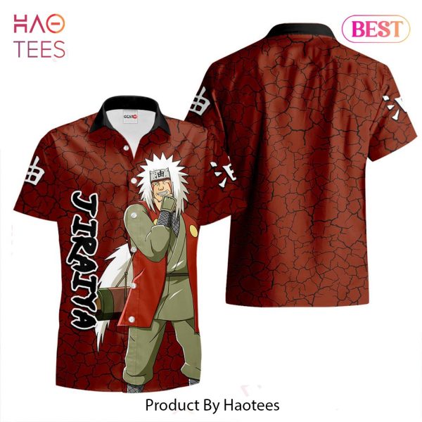 Jiraiya Hawaiian Shirts Custom Anime Merch Clothes for Men Women