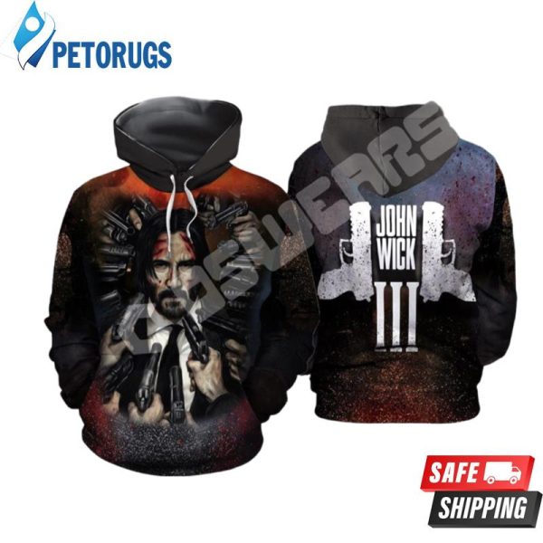 John Wick 3 Inspired 3D Hoodie