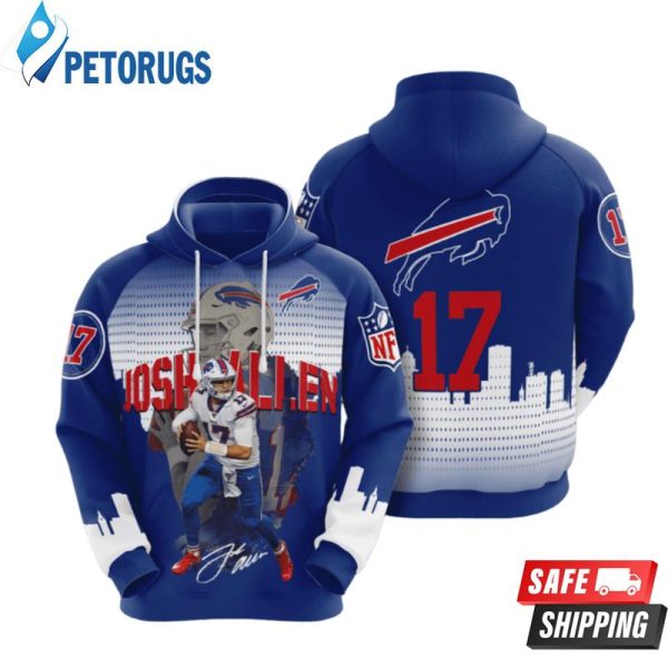 Josh Allen Buffalo Bills 3D Hoodie