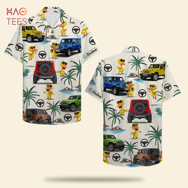 Jp Duck With Sunglasses Personalized Hawaiian Shirt