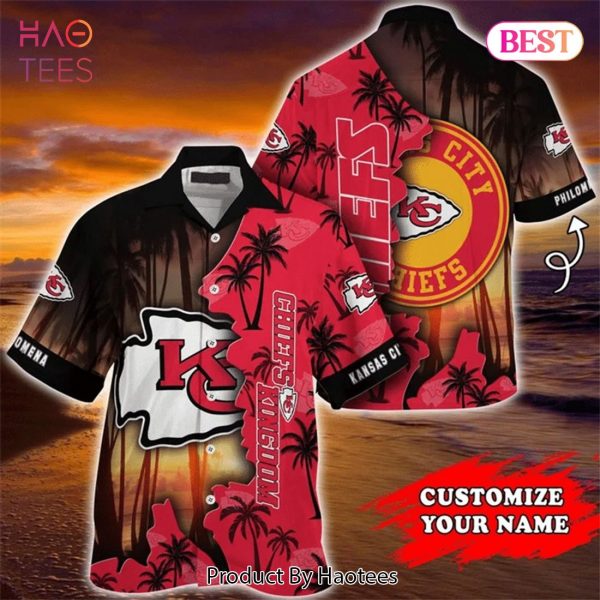 Kansas City Chiefs Hawaiian Shirts tropical island personalized