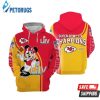 Kansas City Chiefs Mickey Disney Super Bowl Champions 3D Hoodie