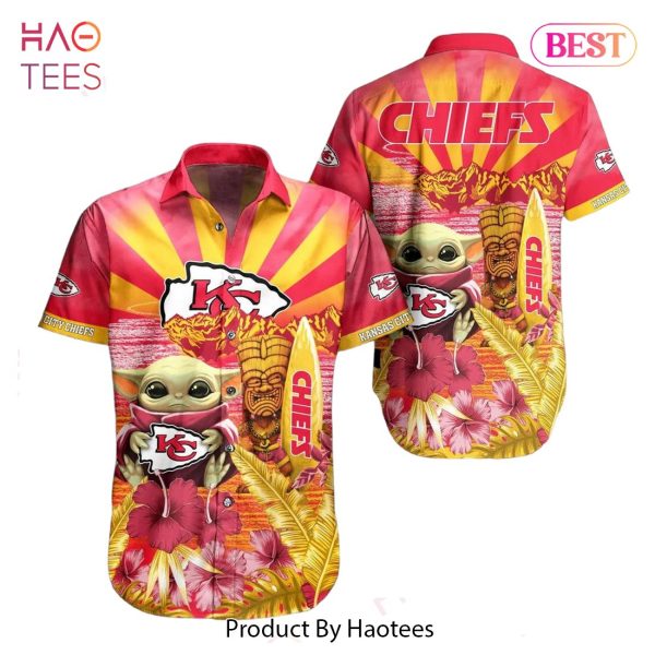 Kansas City Chiefs Nfl Baby Yoda Hawaiian Shirt Style Summer Trending For Men Women