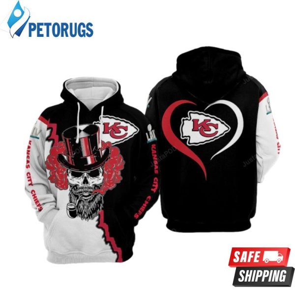 Kansas City Chiefs Nfl Football Skull Smoke Kansas City Chiefs Kansas City Chiefs 3D Hoodie