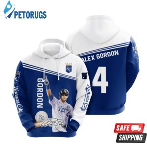 Kansas City Royals Alex Gordon 3D Hoodie