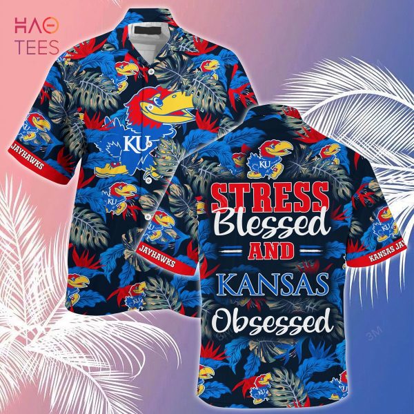 Kansas Jayhawks  Summer Hawaiian Shirt And Shorts