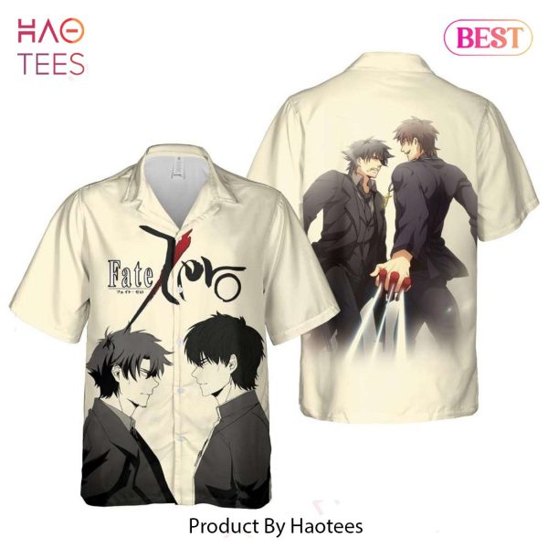 Kiritsugu And Kirei Hawaiian Shirt Fate Zero Anime Shirt for Men Women