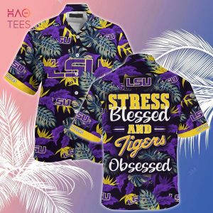 LSU TIGERS Summer Hawaiian Shirt And Shorts