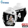 Las Vegas Raiders Derek Carr 4 3D Hoodie